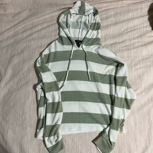 Forever 21 cropped hoodie jacket